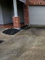 Driveway pressure washing before and after in the Treasure Valley before cleaning